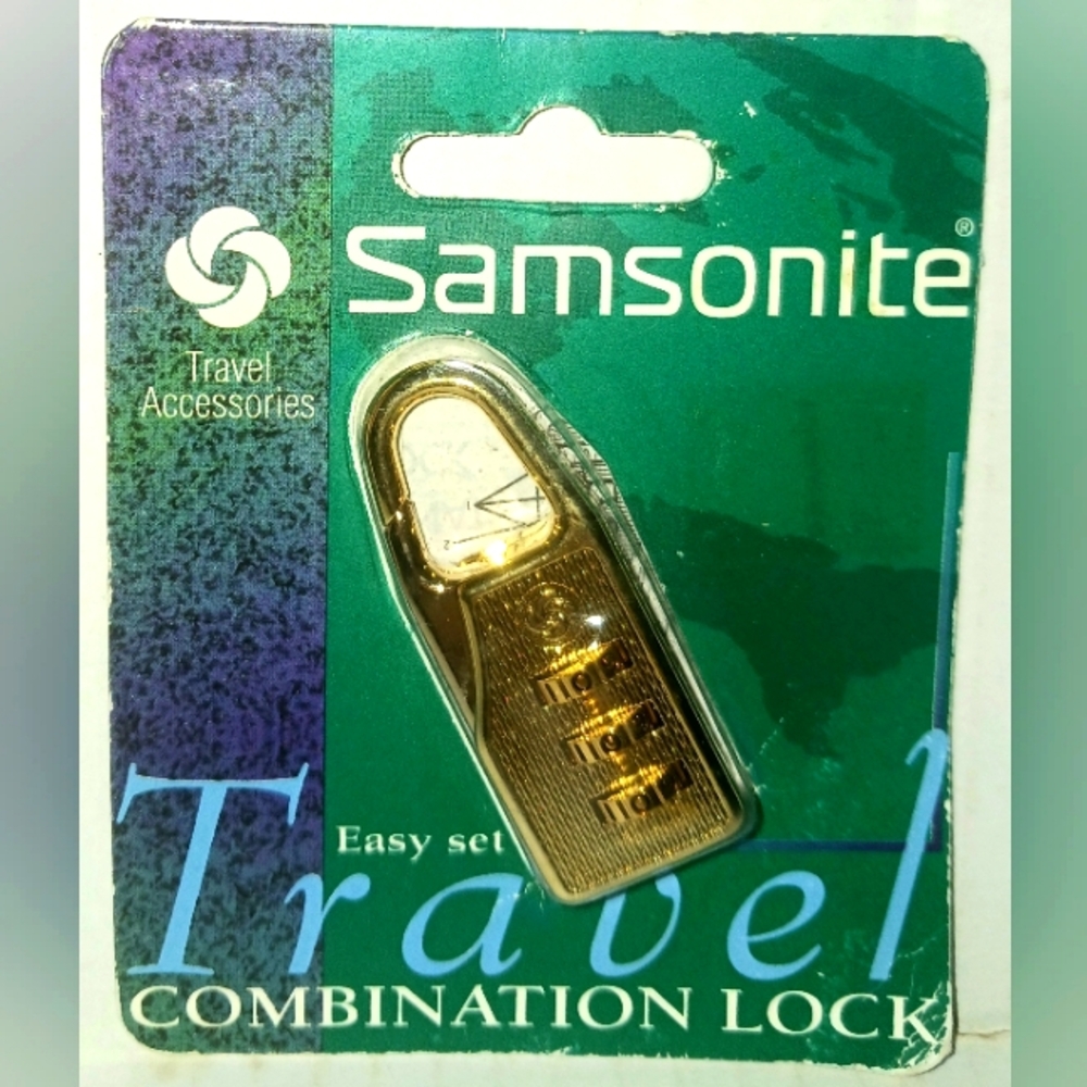 Samsonite Travel Combination Lock NWT Vintage 1994 6202GO